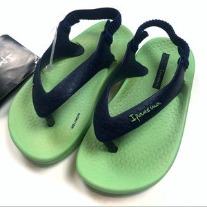 Ipanema Toddler Boy Flip Flop Sandals Green Blue 7